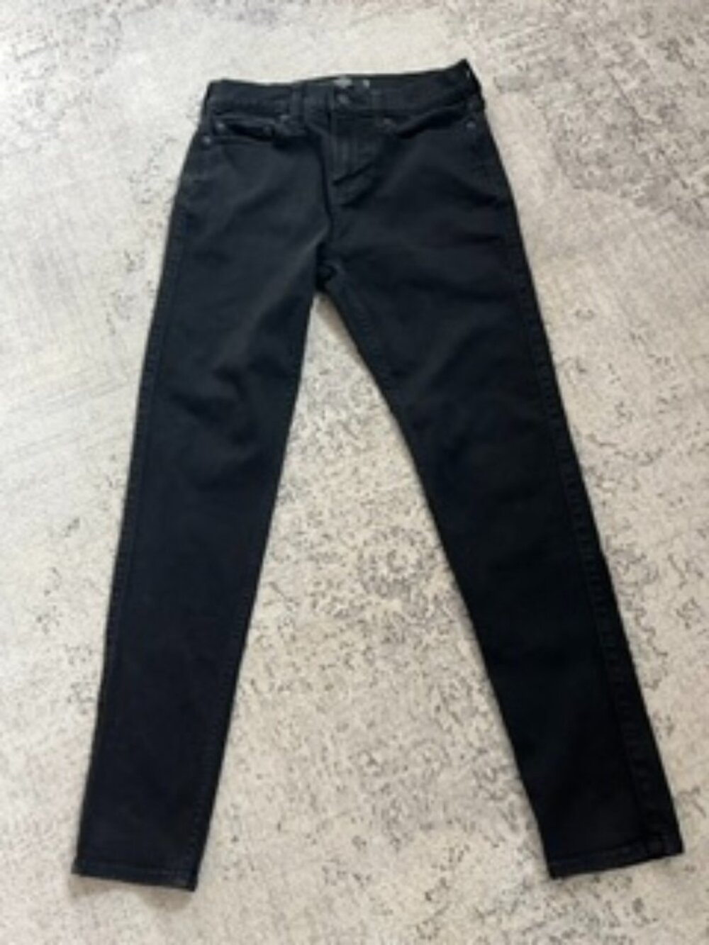 🧡3/$15 Hollister Athletic Skinny Advanced Stretch Black Jeans W26 L 30